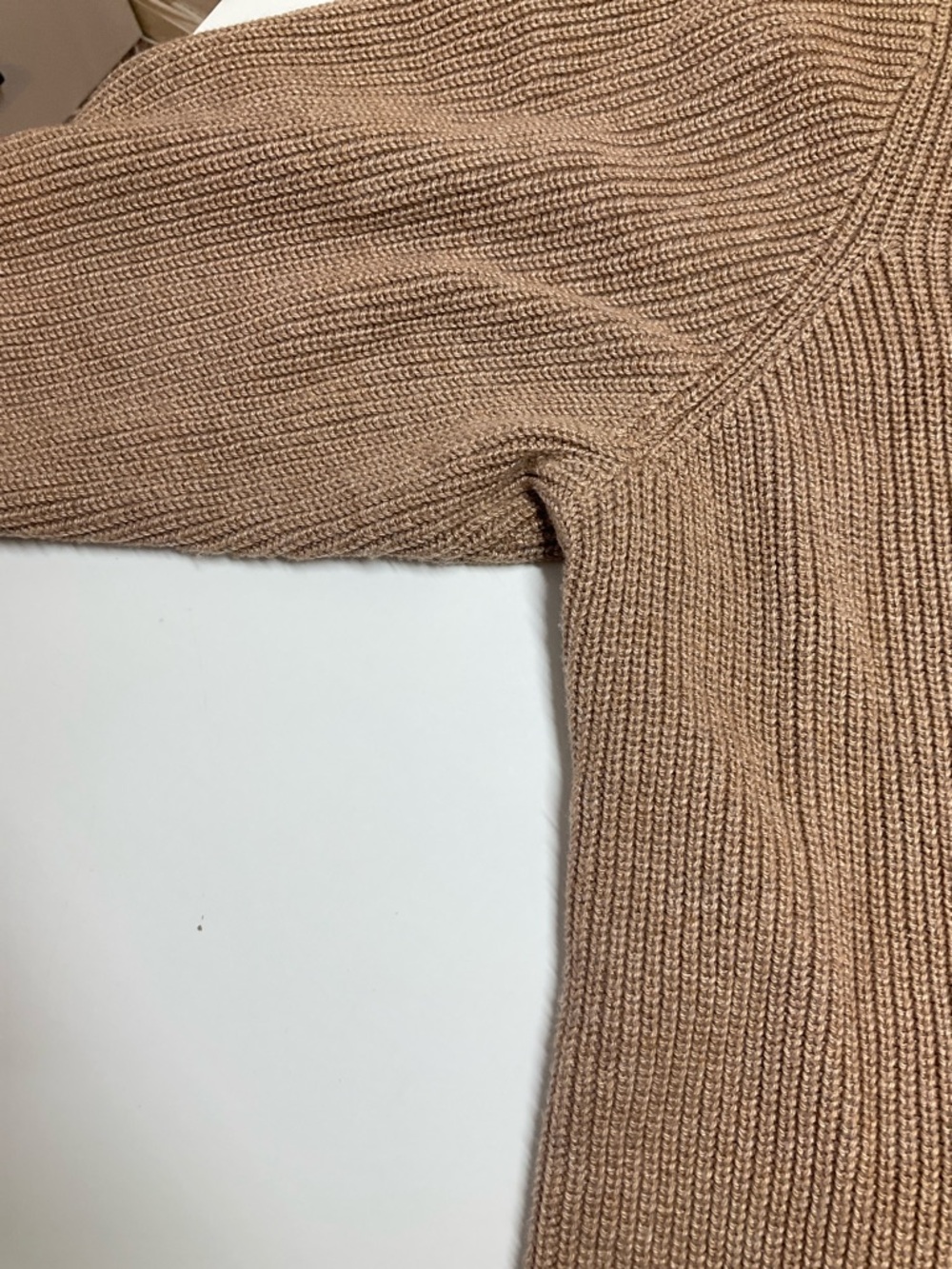 Old Navy Camel Brown Open-Front Ribbed Cardigan XL - Picture 6 of 11